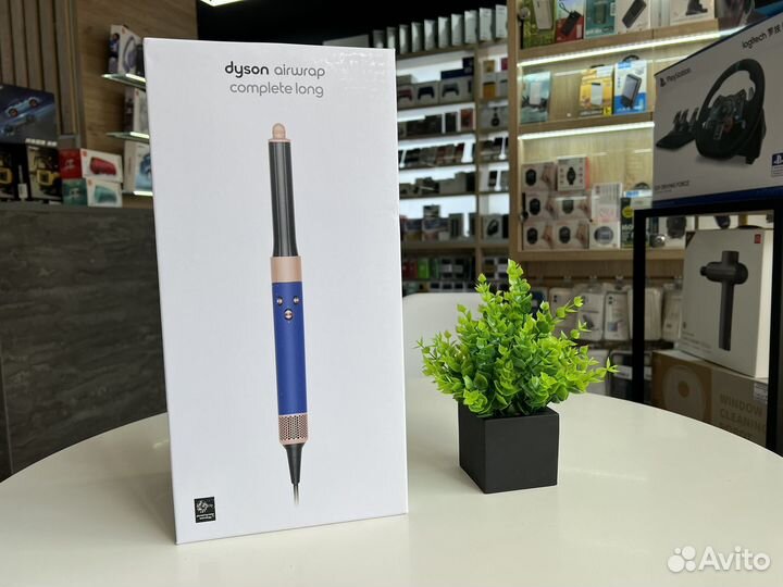 Стайлер dyson complete long hs05 blue blush