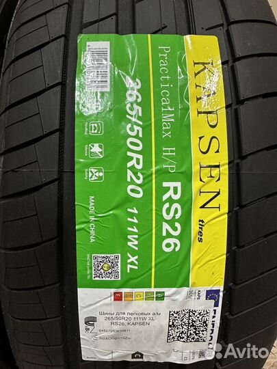 Kapsen RS26 Practical Max HP 265/50 R20 113W
