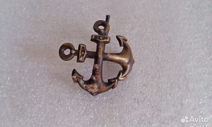 Эмблема погонная речного флота латунь