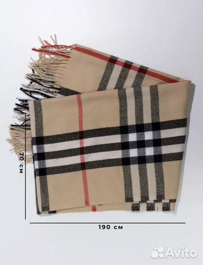 Шарф burberry кашемир