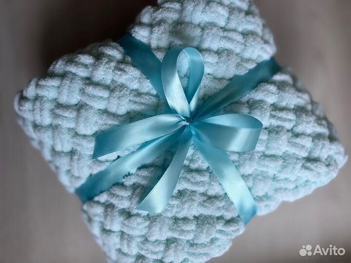 Плед детский плюшевый