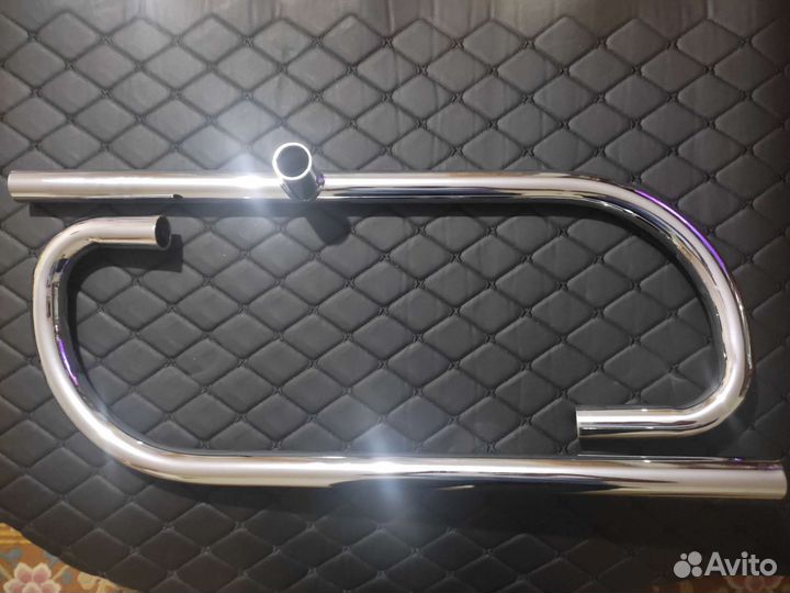 Глушители мотоцикла М72. Хром