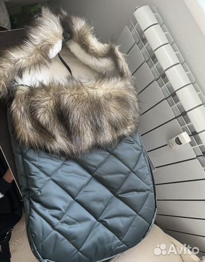 Шикарный теплый конверт на выписку