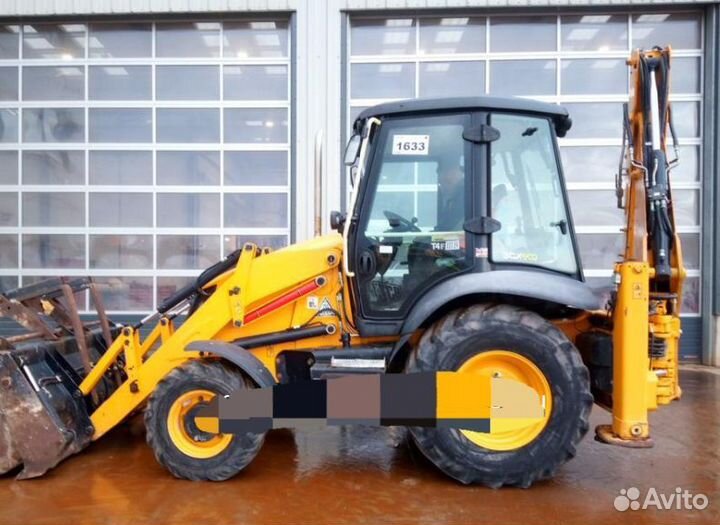 Стекло заднее для Jcb 3cx-4cх от 2003 г