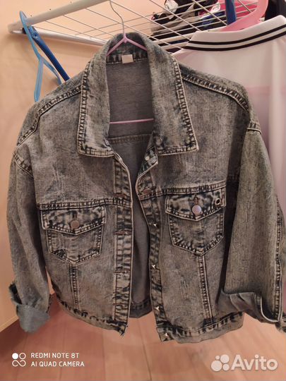 Джинсовая ветровка