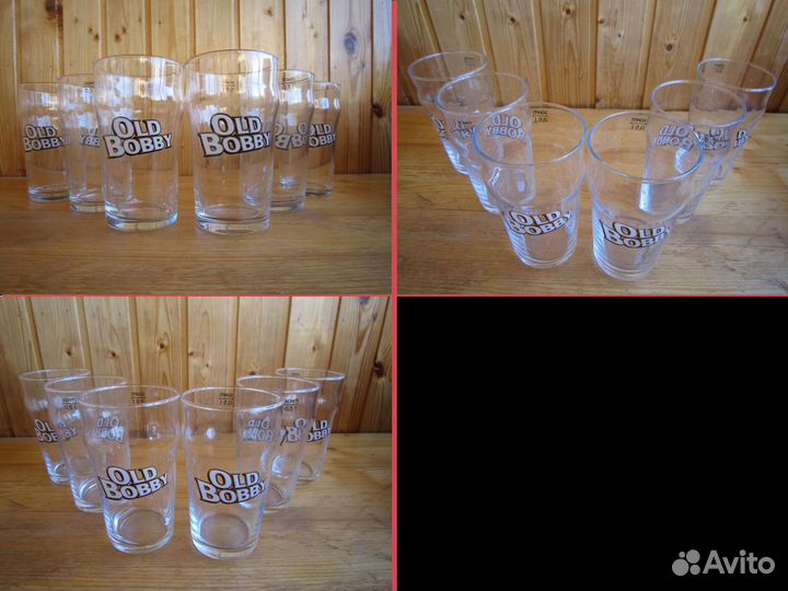 Наборы пивных бокалов, стаканов и кружек