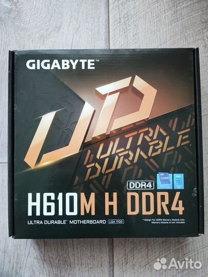 Материнская плата gigabyte H610M H DDR4