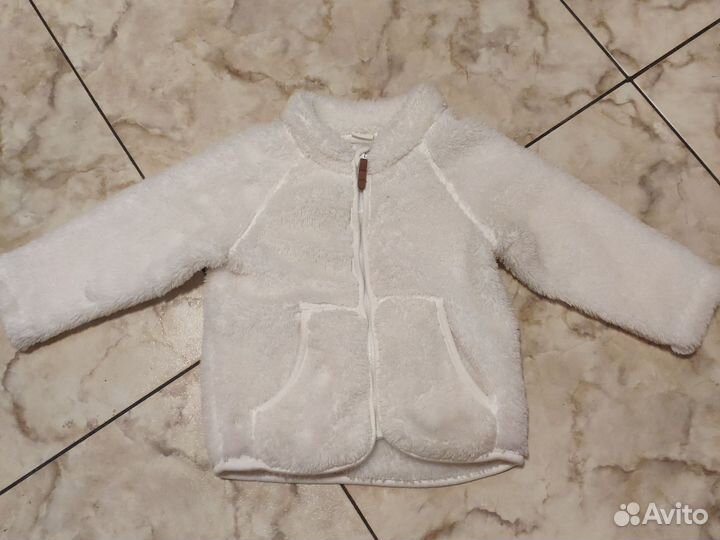 Кофта меховая H&M 74р