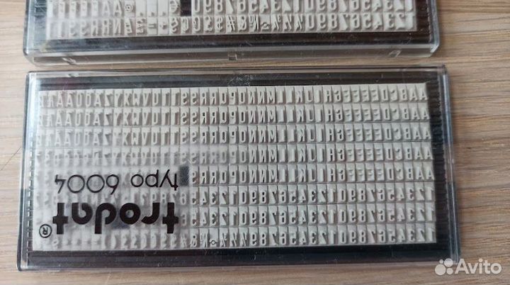 Символы для самонаборных штампов Trodat typo 6003