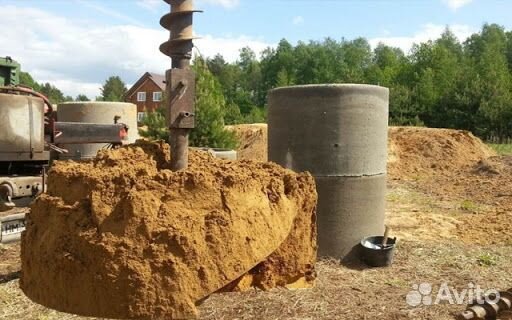 Бурение колодцев,септиков винтовы свай столбов лэп