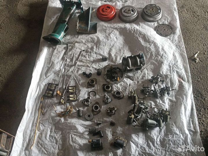 Запчасти на лодочный мотор ветерок