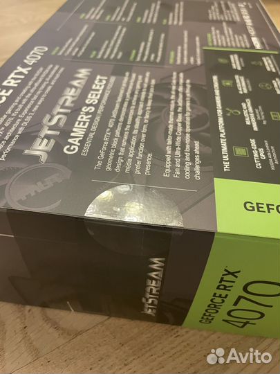 Видеокарта Palit Jetstream Geforce RTX 4070 12Gb