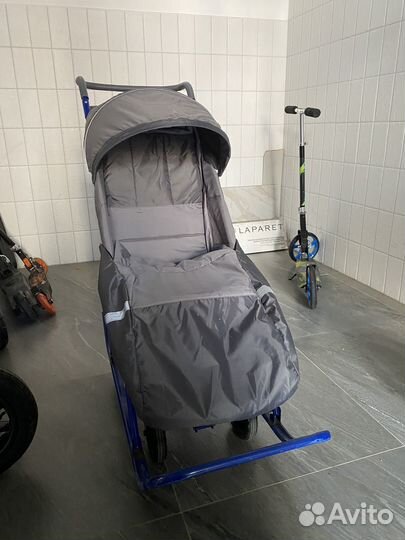 Коляска санки