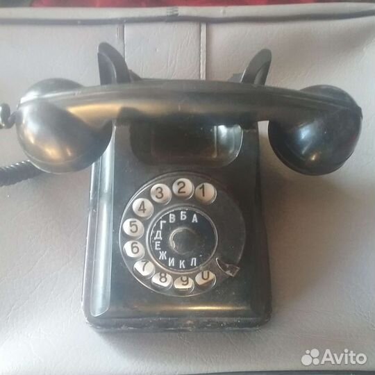 Телефон карболит СССР