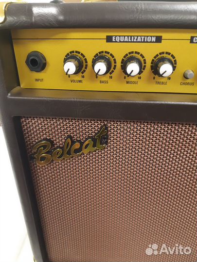 Комбоусилитель belсat POP15A для электрогитары нов