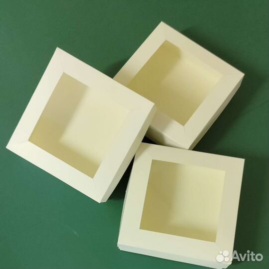 Шляпные коробки, шайба с окном для цветов, зефира