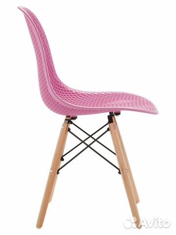 Стул ажурный в стиле eames светло-сиреневый 1 шт