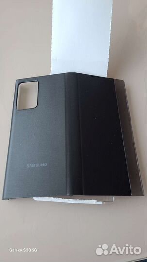 Чехол smart clear view cover ef-zn985 note 20 ultr