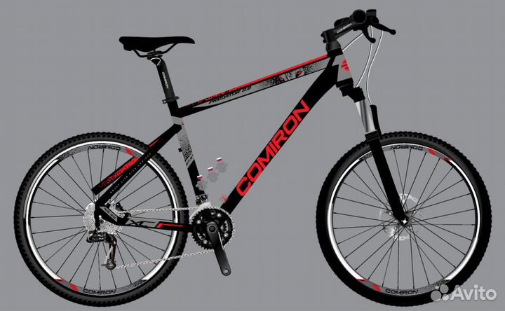 Велосипед горный comiron predator II L-twoo 1*11