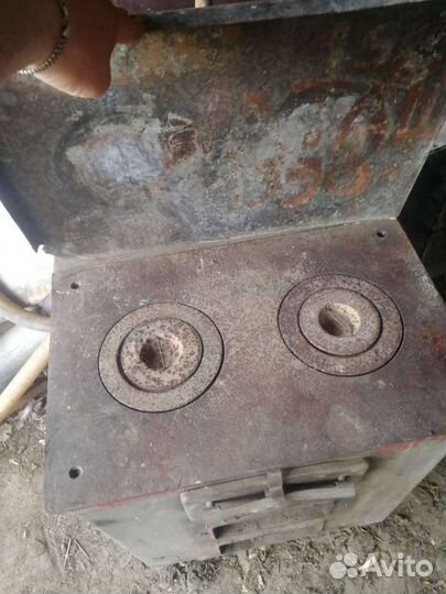 Печь буржуйка чугунная СССР