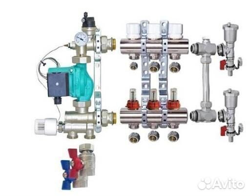 Смесительный узел для теплого пола Tim JH-1036