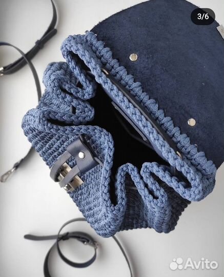 Рюкзак вязаный handmade