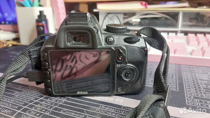 Nikon D3100 body + объективы DX18-55 и DX 55-200