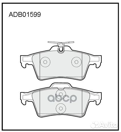 Колодки торм. jaguar mazda ford citroen peugeo