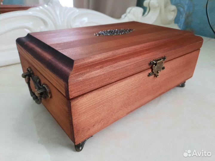 Шкатулка для украшений, коробка, упаковка, дерево