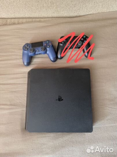 PS4 slim 1tb+ Dualshock 4 limited edition + rdr2