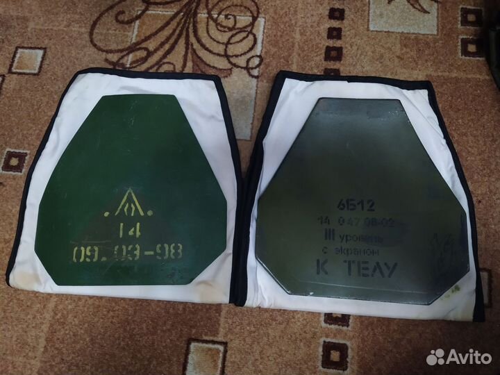 Бронеплиты 6б12