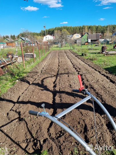 Вспашка мотоблоком, покос травы (триммер,газ.кос)