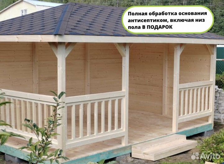 Деревянные беседки для дачи