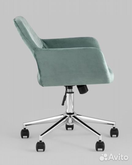 Кресло офисное Ross велюр морской