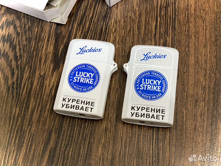 Lucky Strike новая коллекционная турбо зажигалка