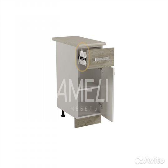 Кухонный модуль стол с ящиком