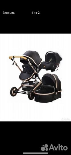 Коляска luxmom 3 в 1
