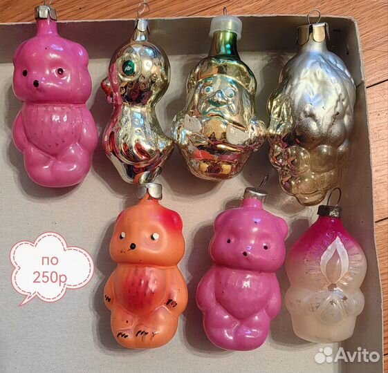 Ёлочные игрушки СССР