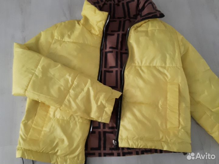 Куртка осенняя двухсторонняя