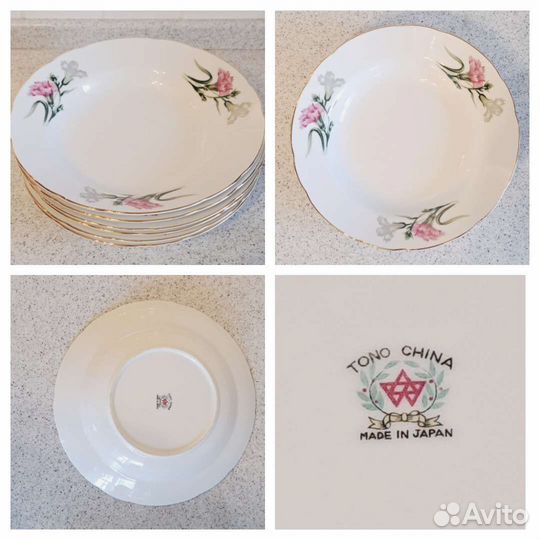 Тарелки времен СССР. гдр, Чехословакия, Япония