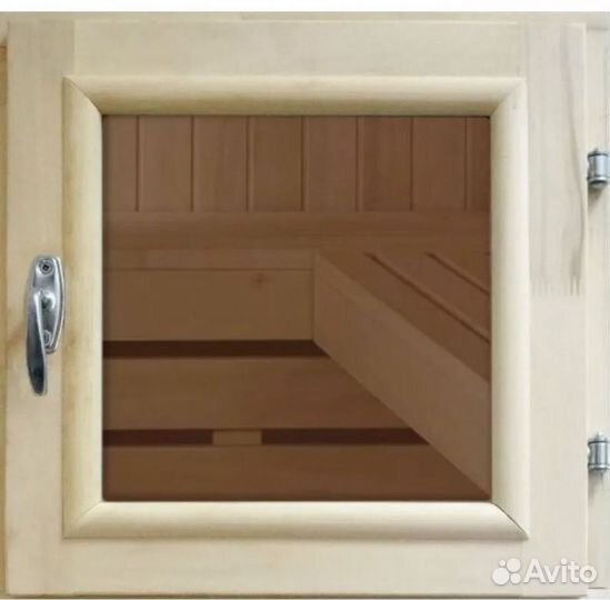 Деревянные окна для бани