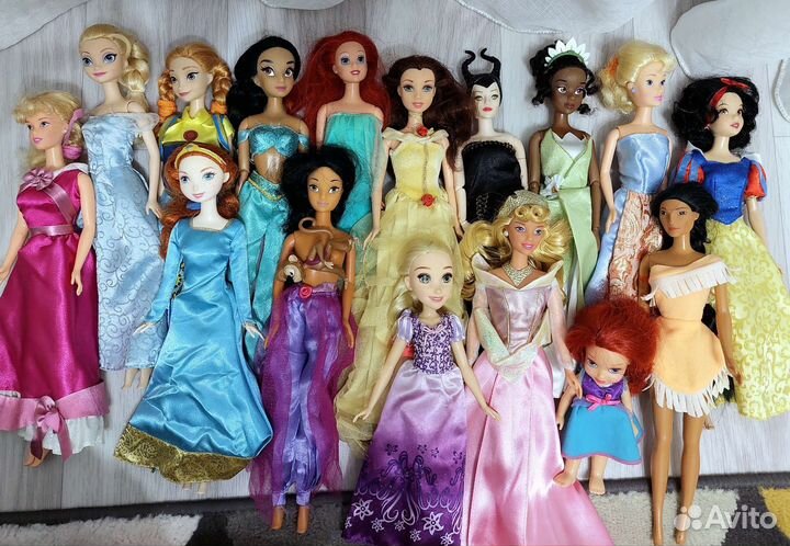 Кукла барби с одеждой, принцесы Дисней