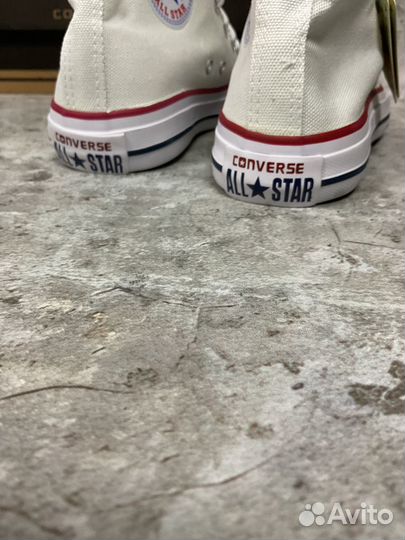 Кеды converse высокие chuck taylor белые