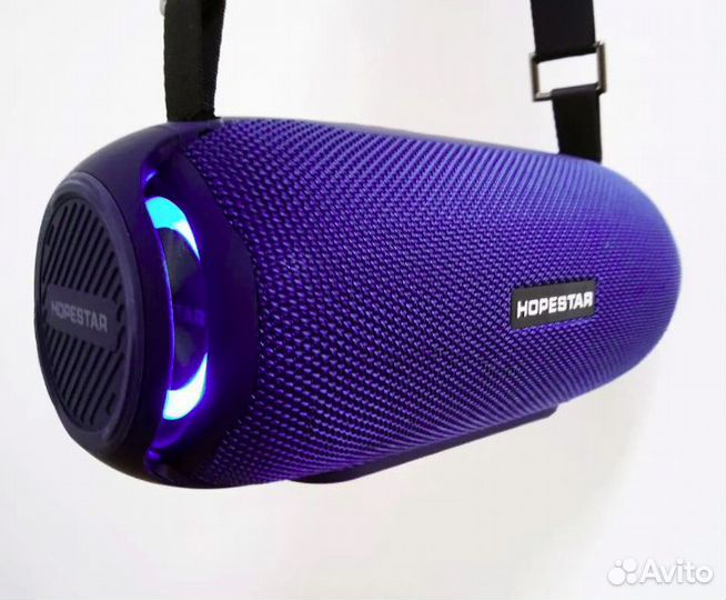 Hopestar H48 Колонка + Эквалайзер + Подсветка + FM