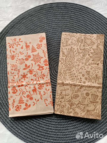 Пакеты бумажные крафт 15 шт