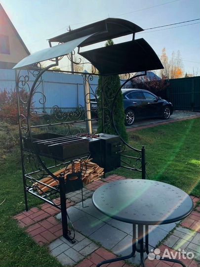 Мангал в стиле лофт