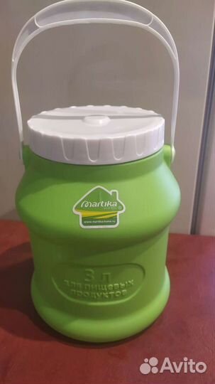 Абсолютно новый бидон на 3 литра