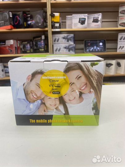 Беспроводная поворотная IP камера WiFi microSD