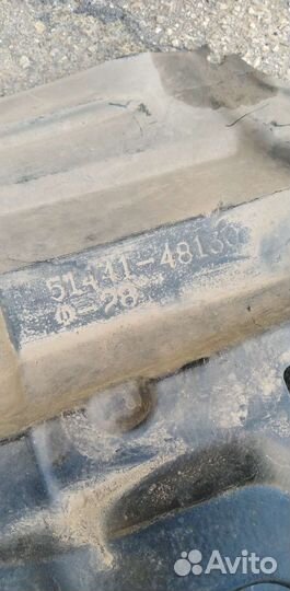 Тойота Хайлендер пыльник бампера переднего