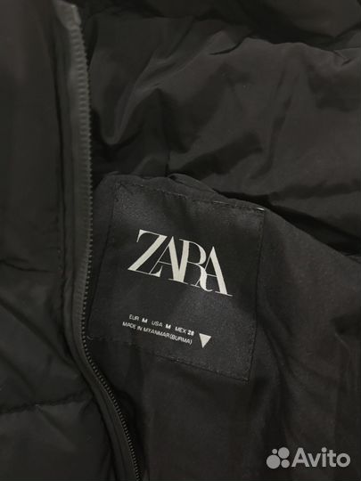 Пуховик zara новый